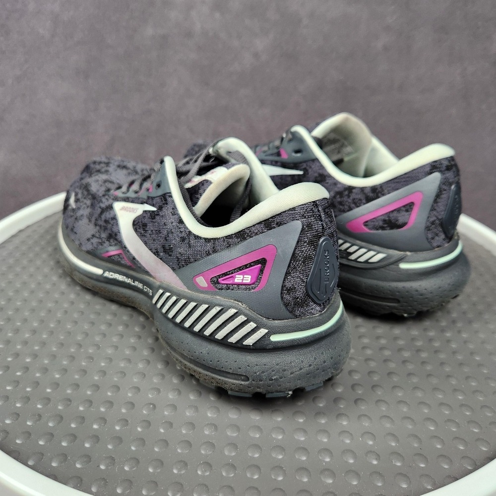 Brooks Adrenaline GTS 23 Shoes Womens Size 10 Gray Running Sneakers 1203811B072 - Picture 3 of 15